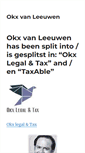Mobile Screenshot of okxvanleeuwen.com